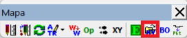 Widok paletki mapy